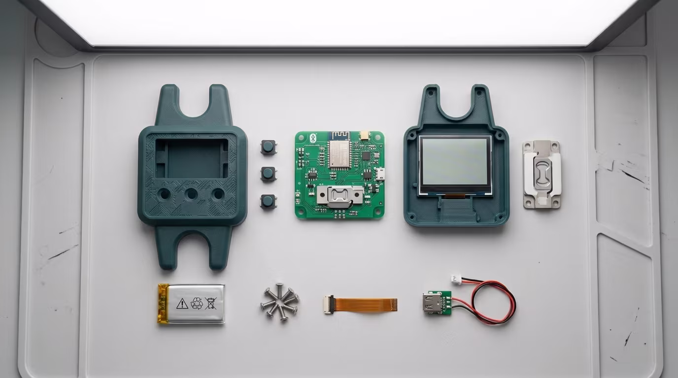 Placeholder Imagen 2: Zimetrix desarmado, flat lay de electrónica (reemplazar por foto real)